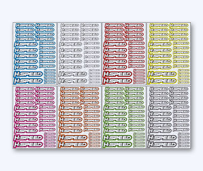 H-SPEED Sticker komplett Set