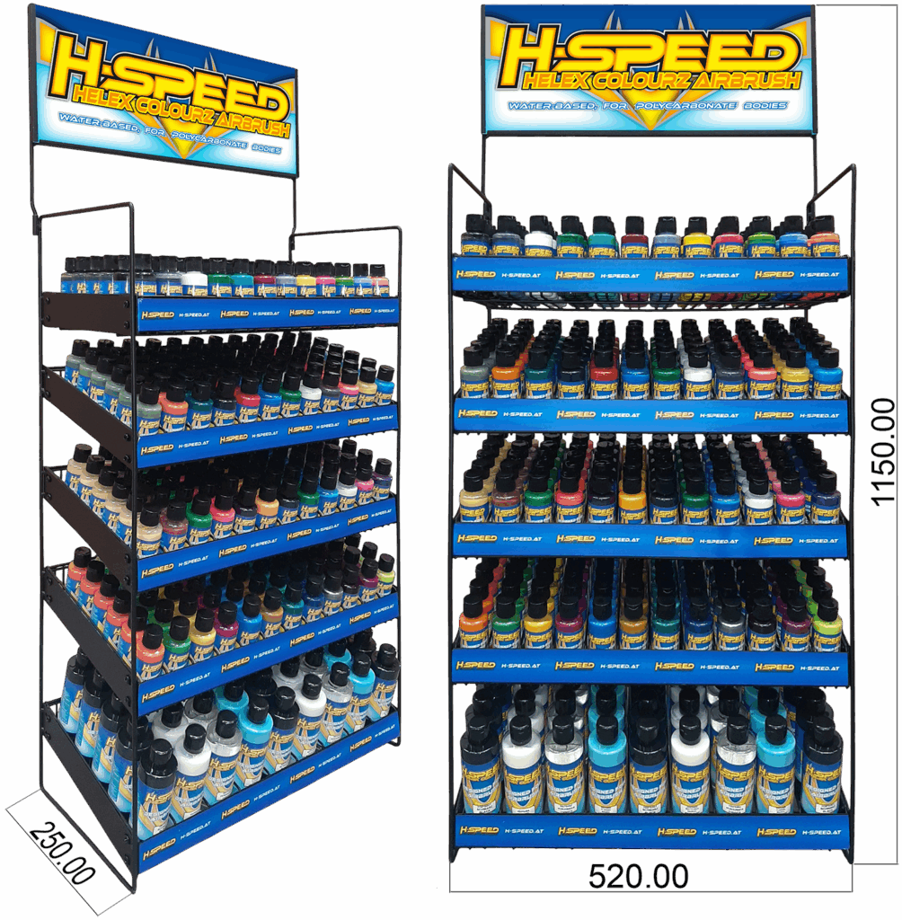 HSPS901 H-SPEED Helex Colourz Airbrush Farbständer