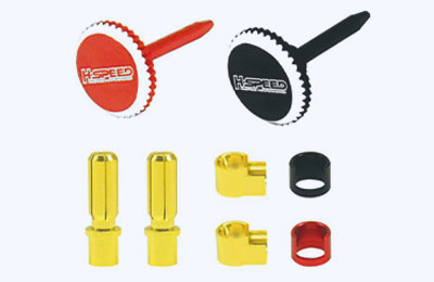 Stecker 5mm mit Griffstück klemmbar