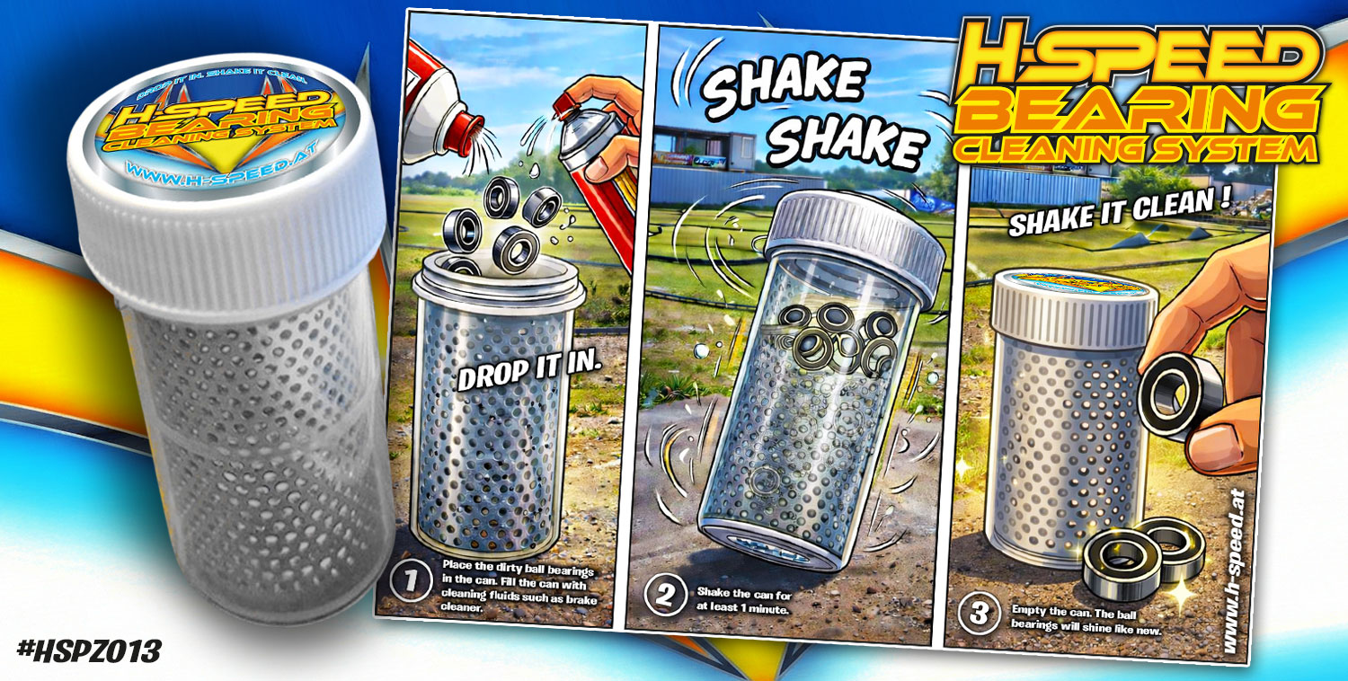 HSPZ013 H-SPEED Bearing Cleaning System Banner