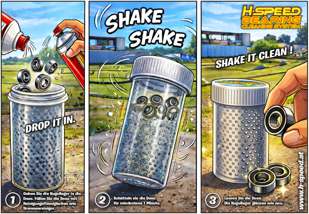 HSPZ013 H-SPEED Bearing Cleaning System Bedienung