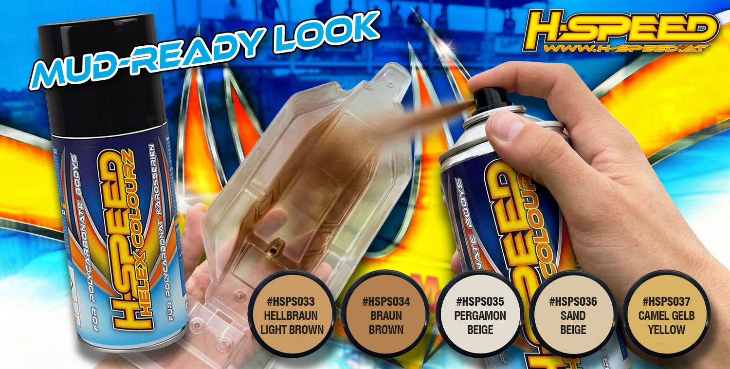 H-SPEED Helex Colourz Lexan spray earth tones